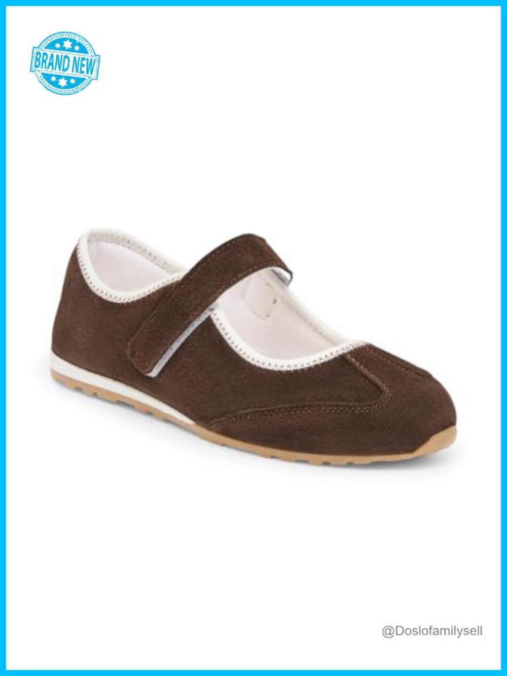 Mary Jane Ballet Flats Slip On Walking Sneakers Faux Suede